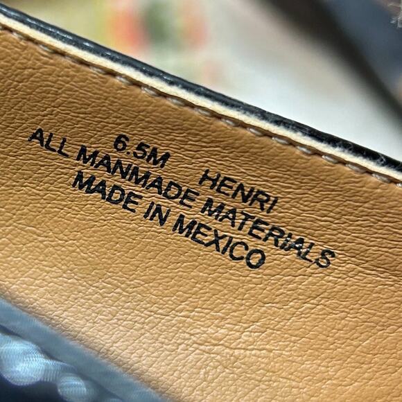 Dolce Vita Neutral Black Minimalist Wedge Platform Heeled Henri Loafer 6.5 - Picture 10 of 10